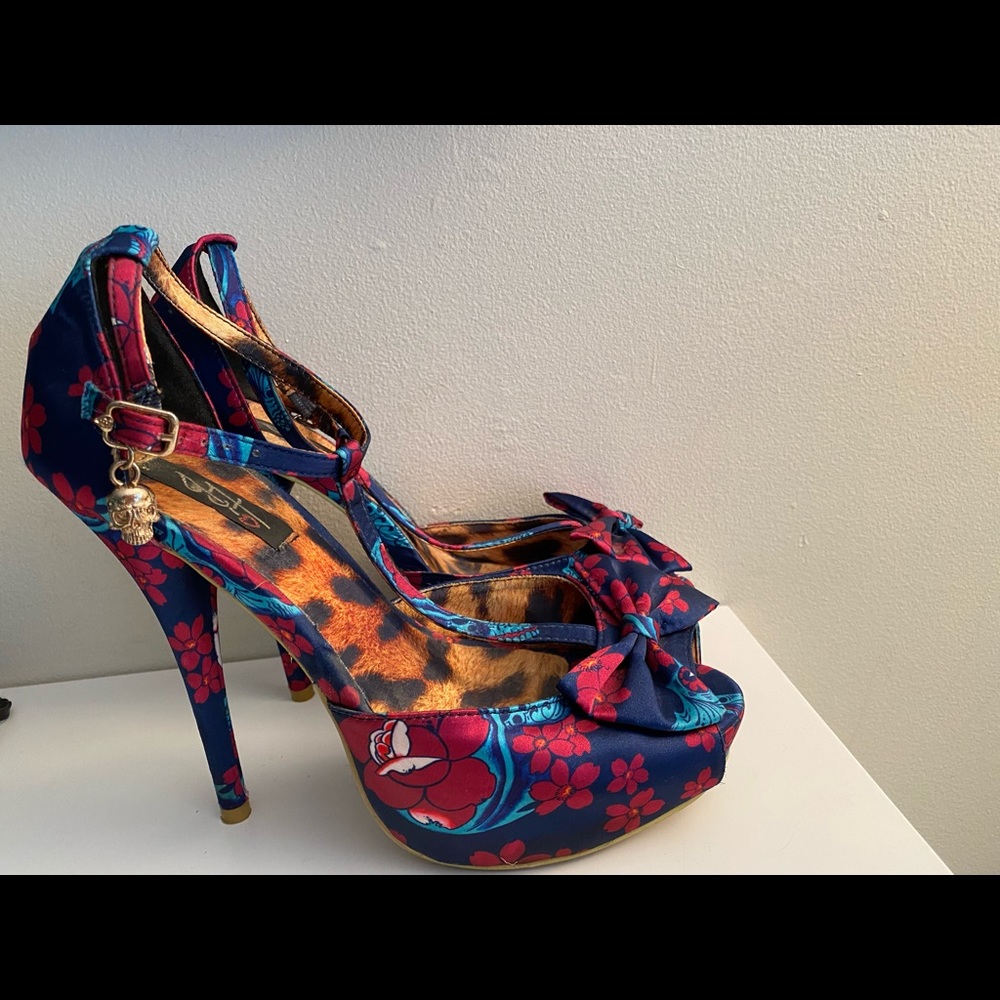 Iron Fist Skull & Flowers heels - Picture 5 of 16
